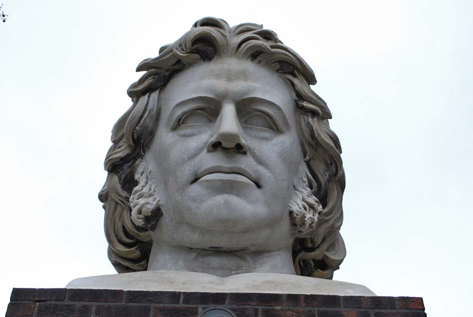 Joseph Paxton CPP bust cleaned April2012